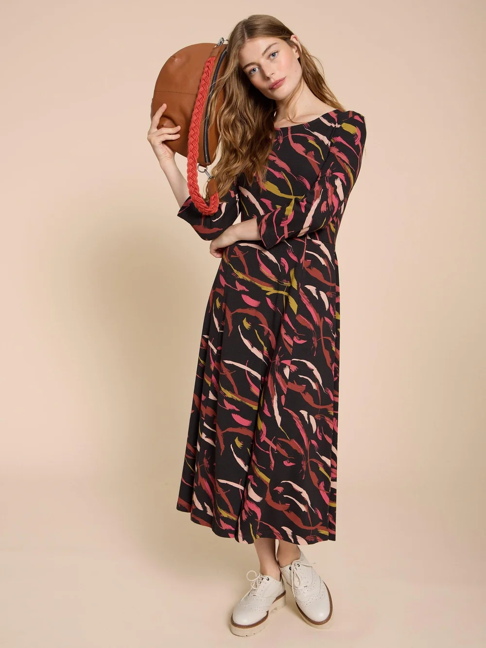 Madeline Jerseykleid - Blk Pr - 38/R Bild 1