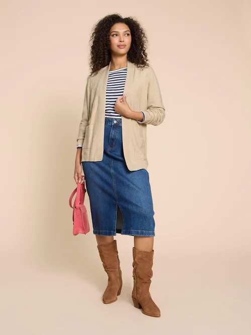 Carla Strickjacke - Lgt Nat - 38 Bild 2