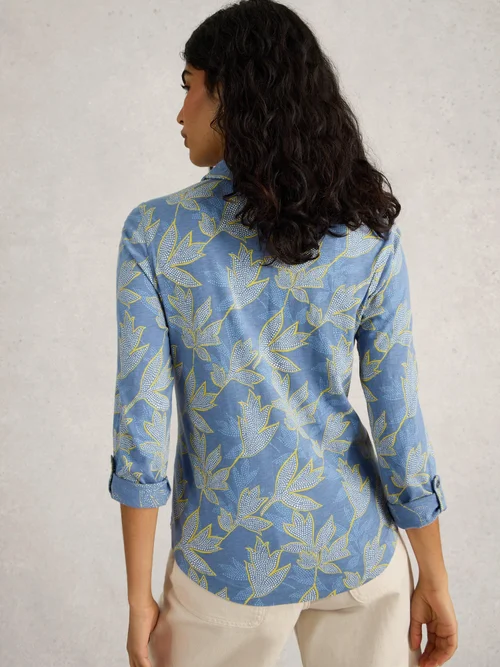 Annie Jerseybluse - Blue Mlt - 38/R Bild 4
