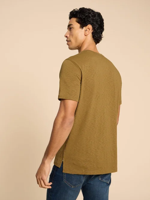 T-Shirt mit abstraktem Sonnenmotiv - Green Pr - L Bild 4
