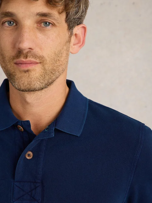 Utility Polohemd - Deep Blue - L Bild 3