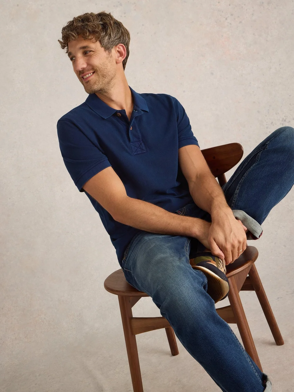Utility Polohemd - Deep Blue - L Bild 1