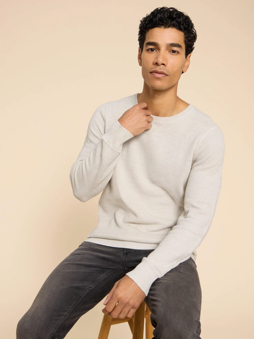Attadale Pullover mit Rundhalsausschnitt - Lgt Grey - XXL Bild 1