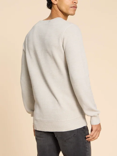 Attadale Pullover mit Rundhalsausschnitt - Lgt Grey - XXL Bild 4
