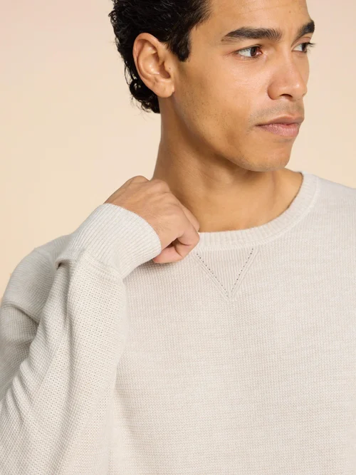 Attadale Pullover mit Rundhalsausschnitt - Lgt Grey - S Bild 3
