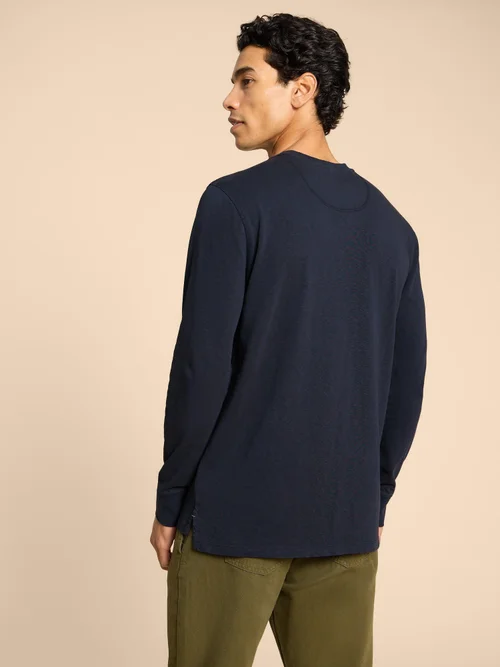 Newton Longsleeve - Dark Navy - L Bild 4