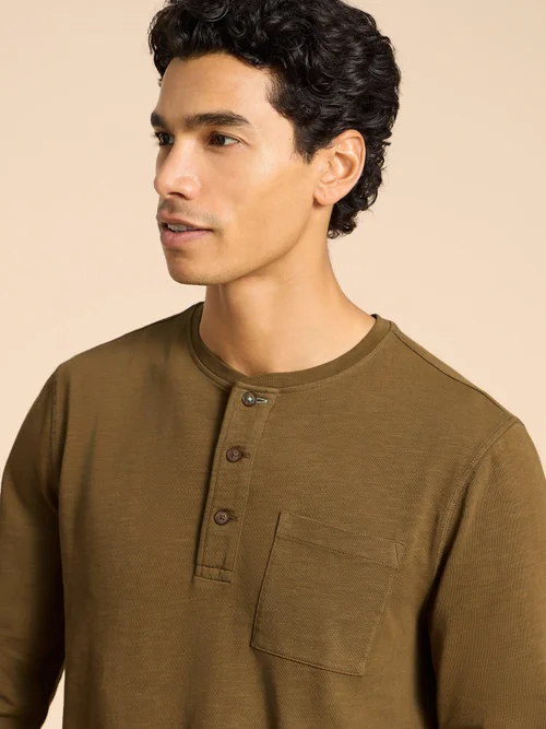 Newton Longsleeve - Khaki Grn - L Bild 3