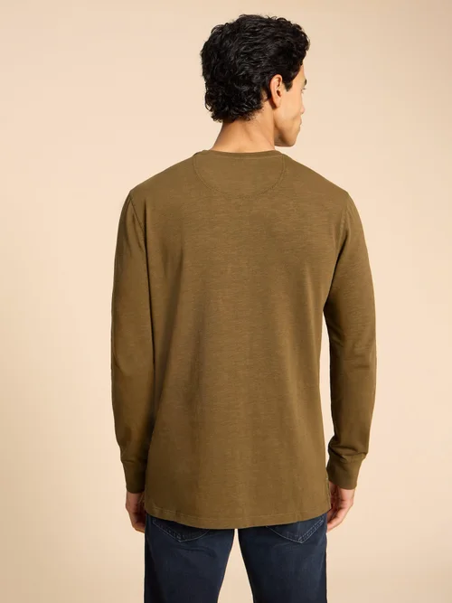 Newton Longsleeve - Khaki Grn - L Bild 4