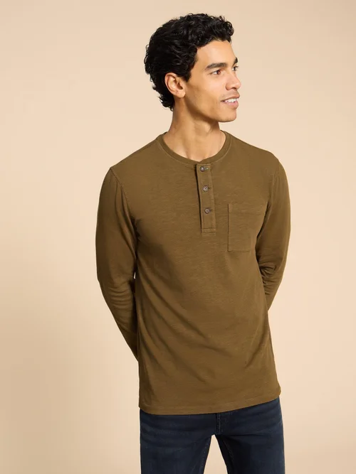 Newton Longsleeve - Khaki Grn - L Bild 2
