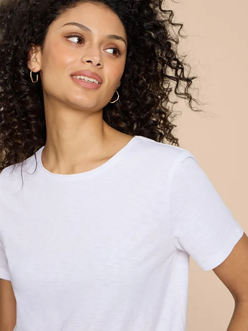 Abbie T-Shirt - Bril White - 38 Bild 3