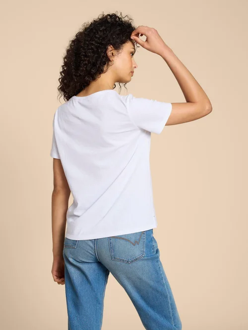 Abbie T-Shirt - Bril White - 38 Bild 4