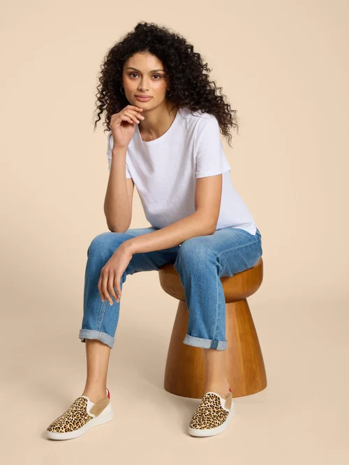 Abbie T-Shirt - Bril White - 38 Bild 1