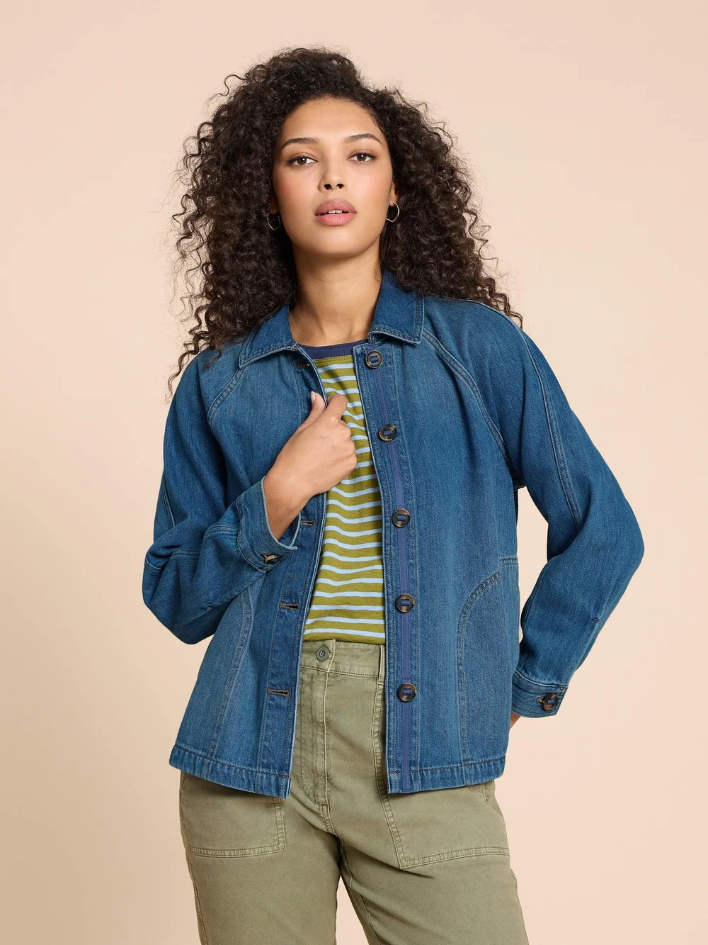 Eden Jeansjacke - Mid Denim - 38/R Bild 1