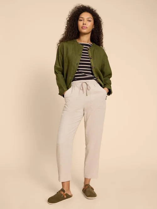 Adele Leinenjacke - Dk Green - 38 Bild 2