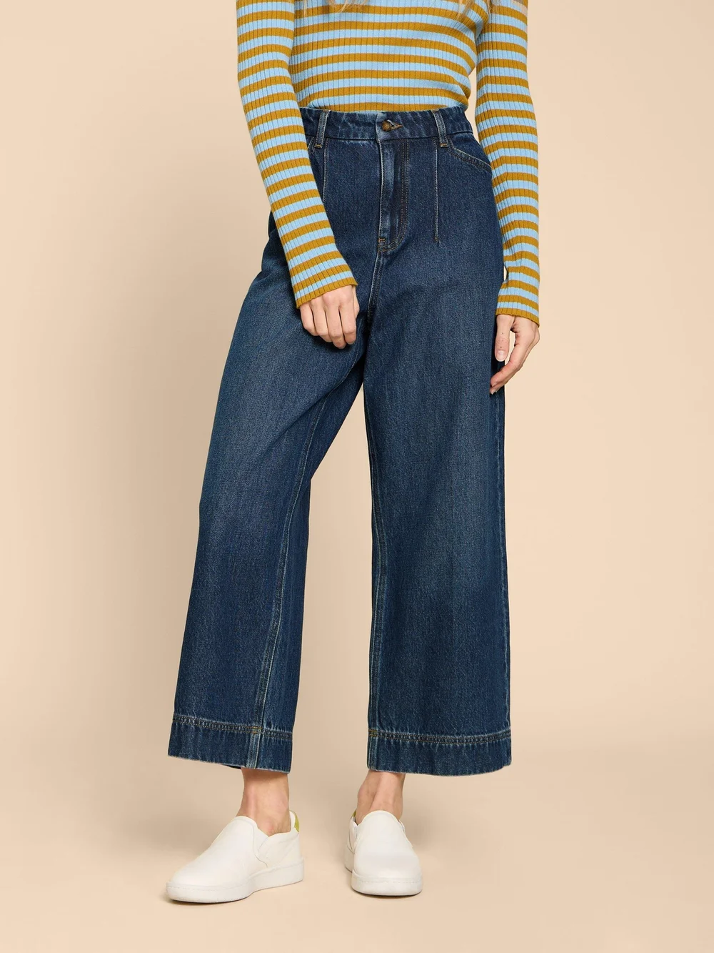 Loren Knöchellange Jeans mit weitem Bein - Dk Denim - 38 Bild 1