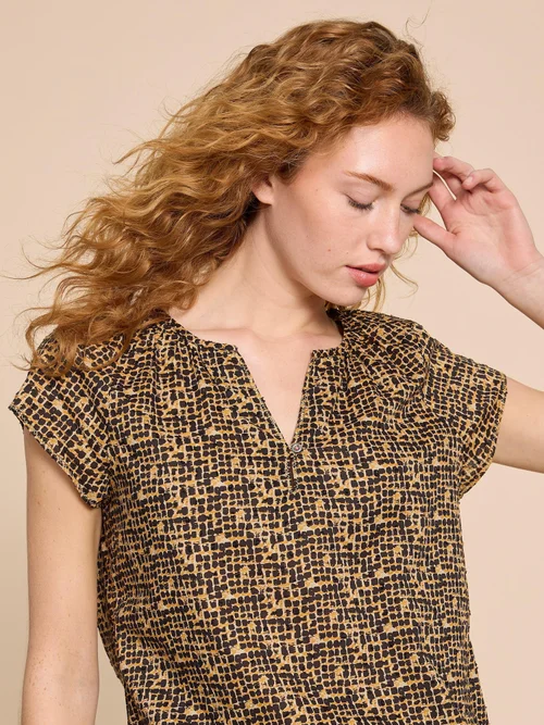 Keri Bluse aus Bio-Baumwolle - Blk Pr - 38 Bild 3