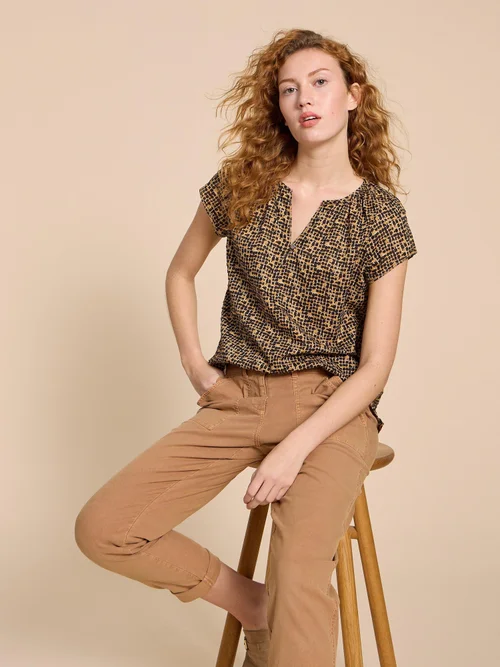 Keri Bluse aus Bio-Baumwolle - Blk Pr - 38 Bild 1