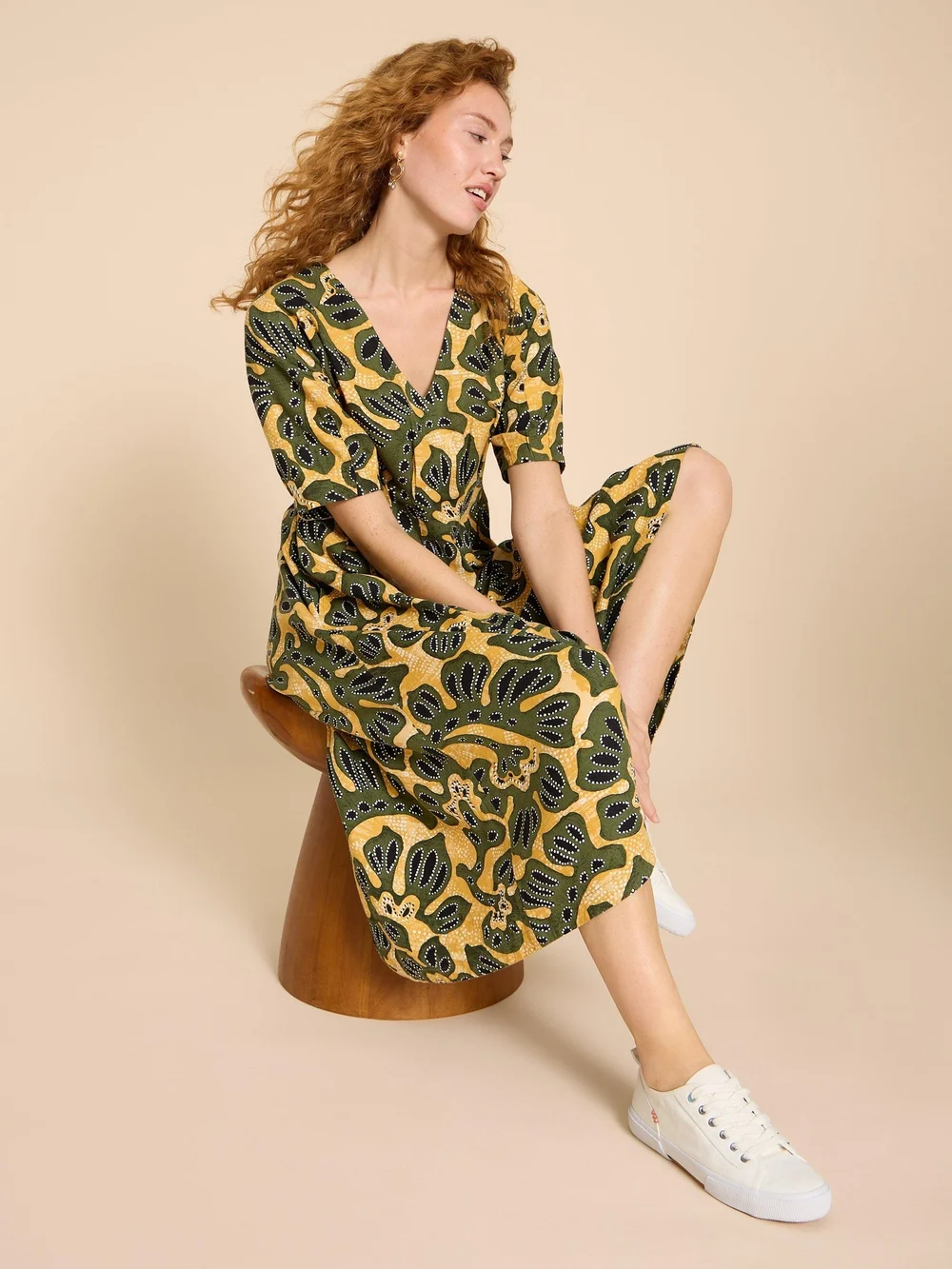 Kate Kleid aus Leinenmix - Chart Pr - 38 Bild 1