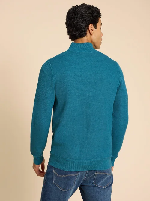 Attadale Pullover mit Trichterkragen - Mid Teal - L Bild 4