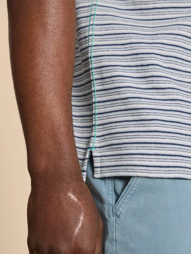 Grange Gestreiftes Polohemd