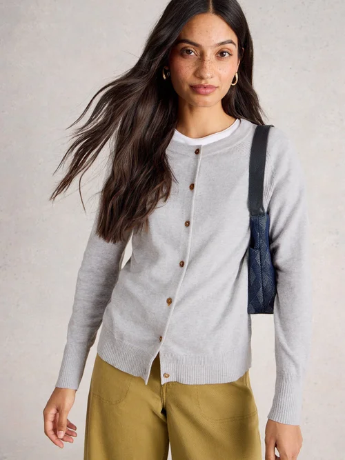 Lulu Strickjacke - Grey Marl - 38 Bild 3