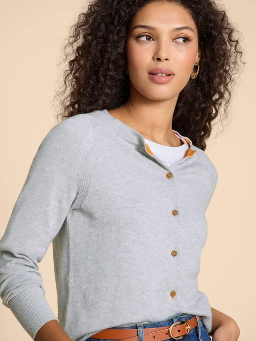Lulu Strickjacke - Grey Marl - 38 Bild 3