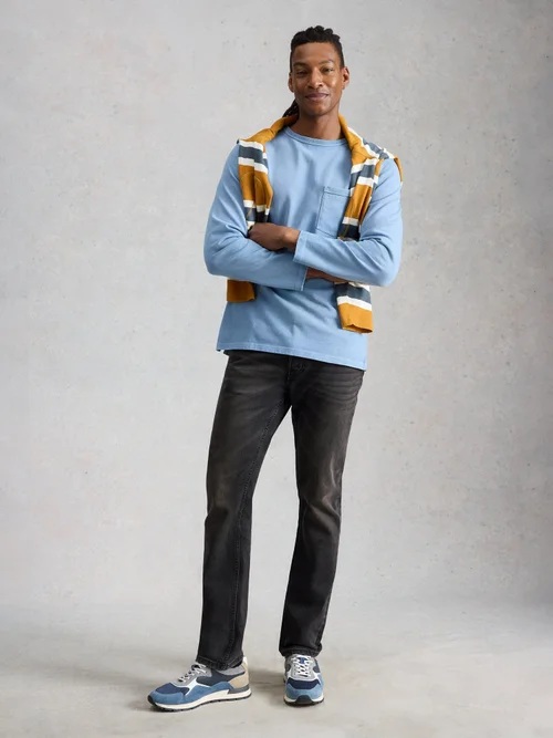 Eastwood Jeans mit geradem Bein - Washed Blk - 32/R Bild 1