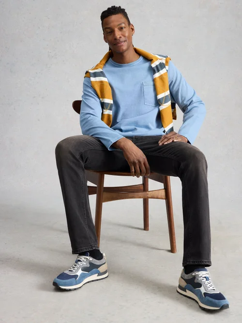 Eastwood Jeans mit geradem Bein - Washed Blk - 32/R Bild 3