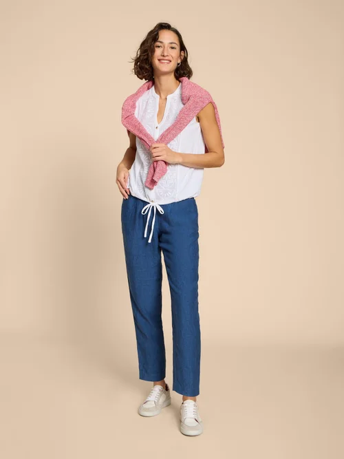 Tulip Ärmellose Jerseybluse - Pale Ivory - 42 Bild 2