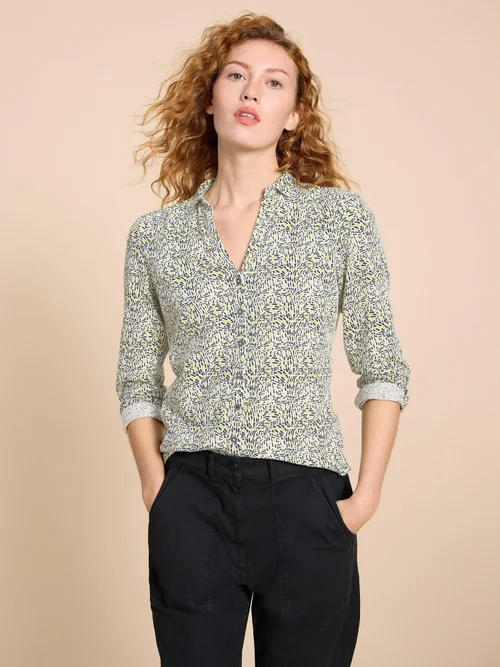 Annie Jerseybluse - Ivory Pr - 38 Bild 3