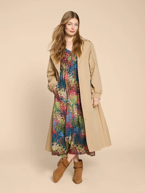 Lucy Midikleid aus LENZING™ ECOVERO™ Viskose - Pink Pr - 38/R Bild 2