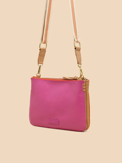 Variable Duo-Handtasche aus Leder Bild 3