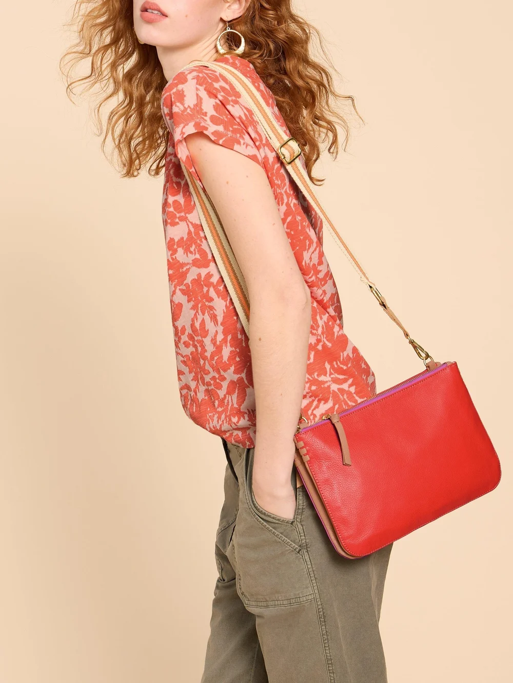 Variable Duo-Handtasche aus Leder Bild 1