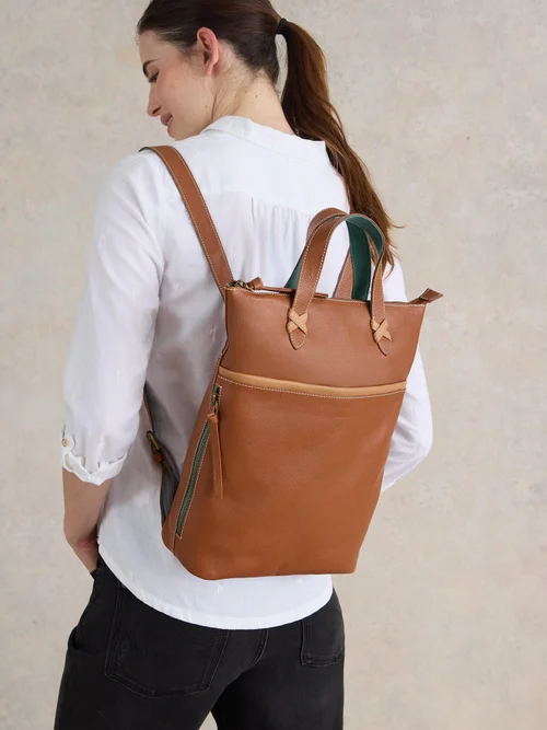 Variable Lederhandtasche und Rucksack Bild 2