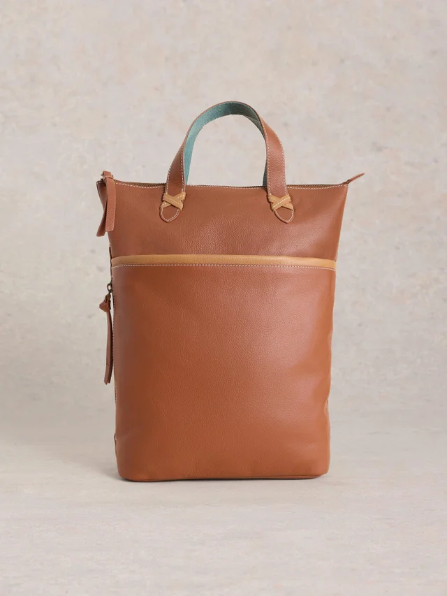 Variable Lederhandtasche und Rucksack
