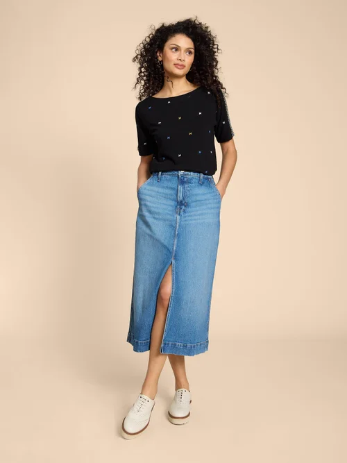 Winnie Besticktes Top - Blk Mlt - 38 Bild 2