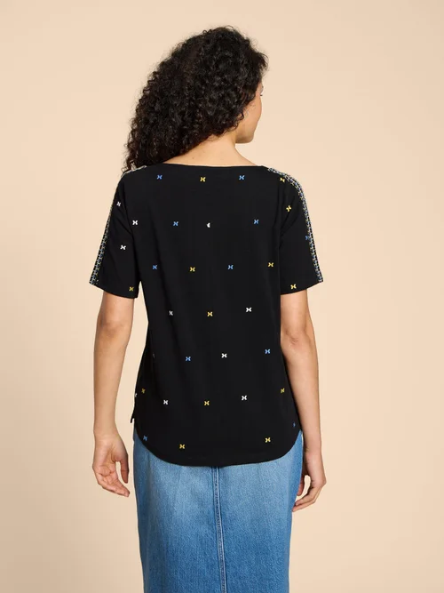 Winnie Besticktes Top - Blk Mlt - 38 Bild 4