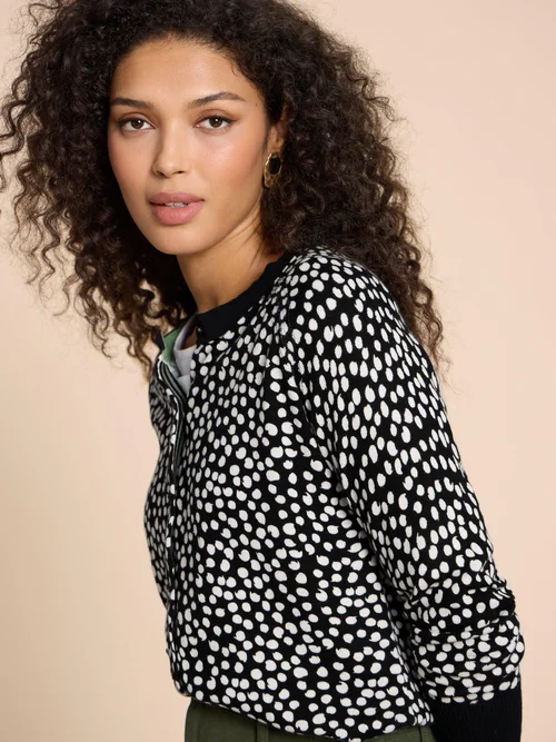 Lulu Strickjacke - Blk Mlt - 38 Bild 3