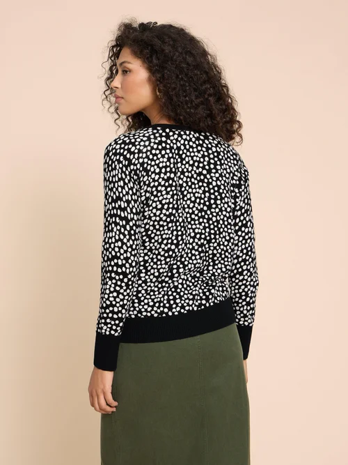 Lulu Strickjacke - Blk Mlt - 38 Bild 4