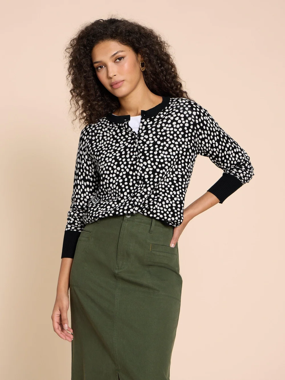 Lulu Strickjacke - Blk Mlt - 38 Bild 1