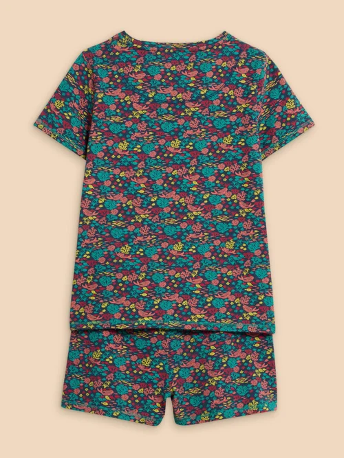 Sealife Kurzpyjama - Navy Multi - 3-4 Bild 3