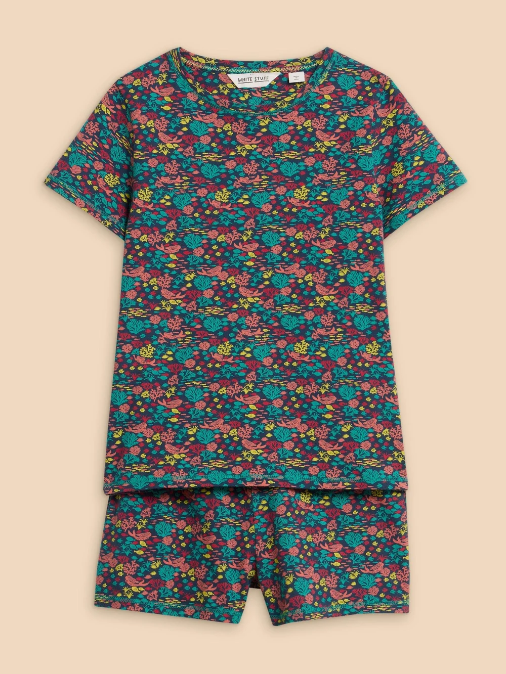 Sealife Kurzpyjama - Navy Multi - 3-4 Bild 1
