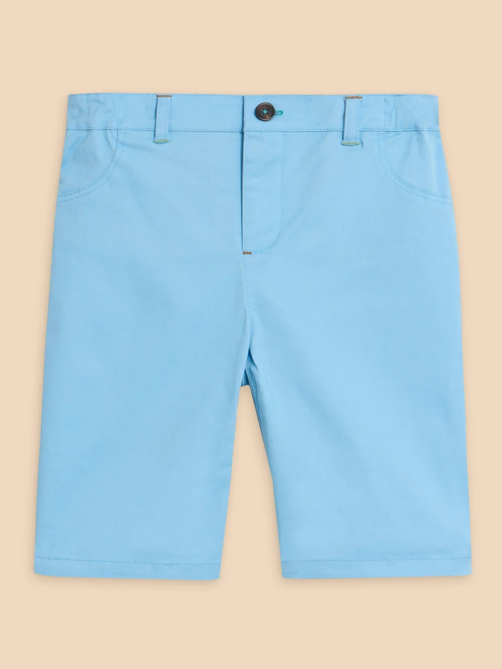Chinoshorts - Mid Blue - 3-4 Bild 1