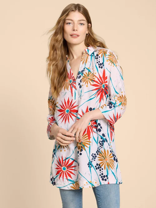 Blaire Leinentunika - Ivory Pr - 38/R Bild 2