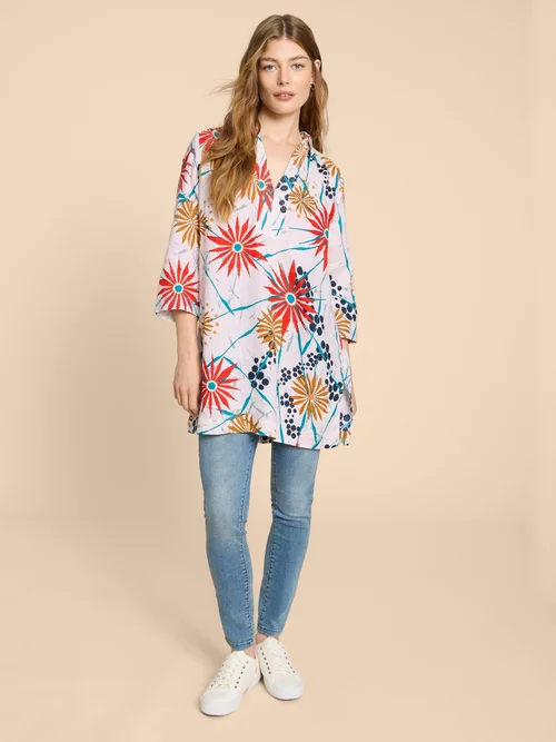 Blaire Leinentunika - Ivory Pr - 38/R Bild 1