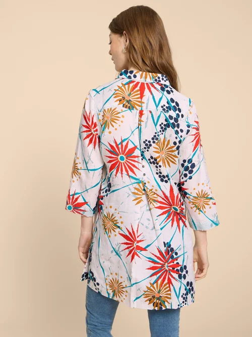 Blaire Leinentunika - Ivory Pr - 38/R Bild 4