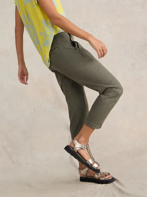 Twister Chinohose - Khaki Grn - 38/R Bild 4