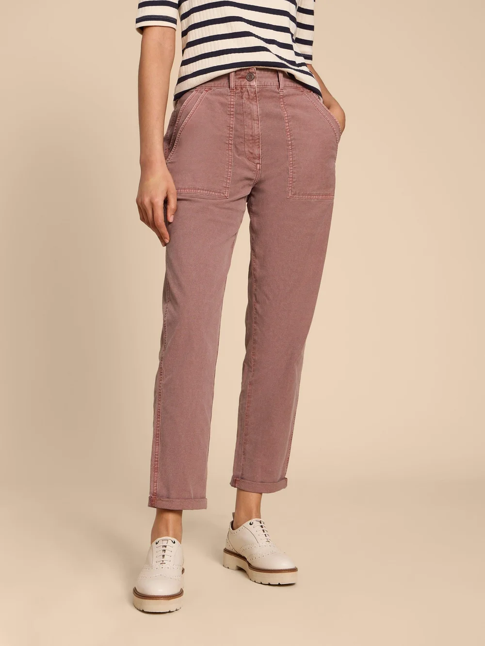 Twister Chinohose - Dus Pink - 38/R Bild 1
