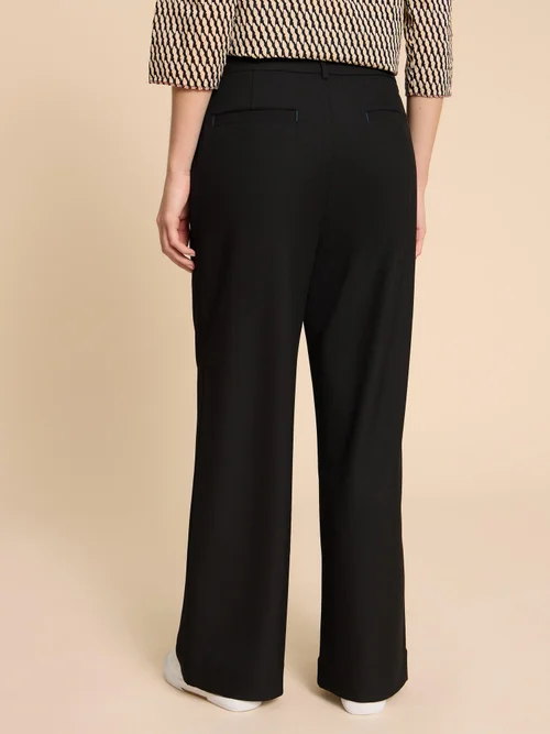 Belle Hose mit weitem Bein - Pure Blk - 38/R Bild 4