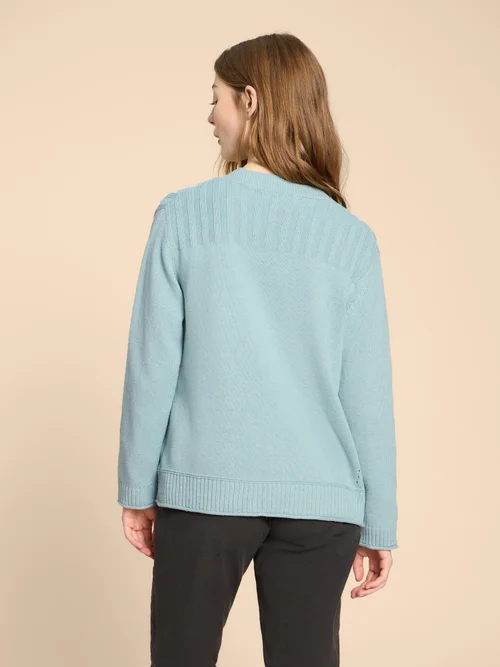 Tula Strickjacke - Lgt Teal - L Bild 4